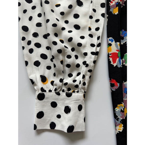 Never Fully Dress Multi Cover Viscose Cropped Jumpsuit Size 8 - Picture 3 of 6